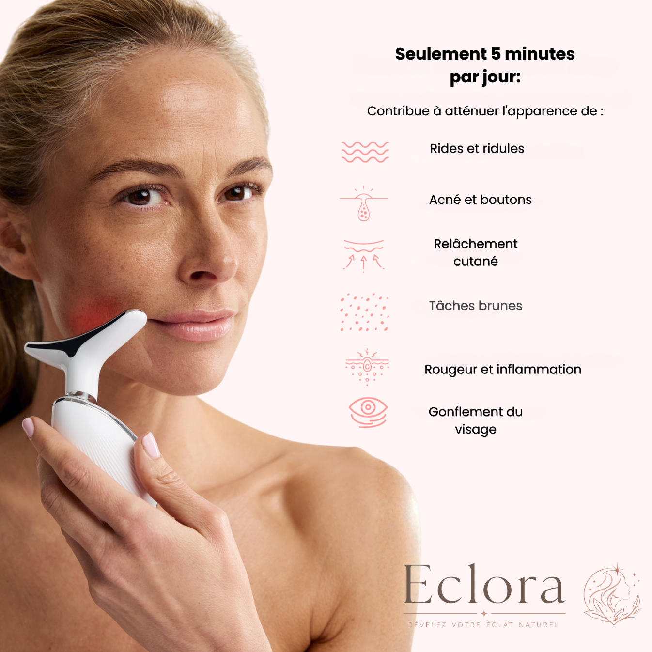Eclora Sculpteur Facial LED 7-EN-1